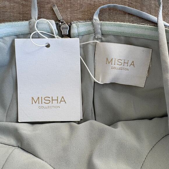 MISHA Collection Milly Sage Green Lace Corset Dress NWT Size XS - Picture 4 of 9